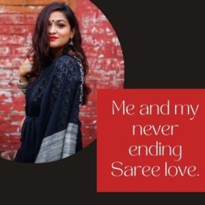 Stylish Black Saree Quotes for Your Facebook Posts