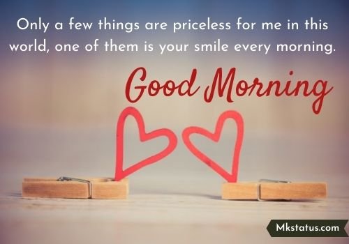Good morning message to make her smile
